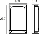 Уличный настенный фонарь Oasis Light SIDNEY 91466 R