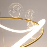 Подвесной светильник с гибким неоном Maytoni Oasis MOD289PL-L53BS3K (LED, 220V, на тросе)