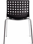 Обеденный стул Tetchair SKALBERG (Металл,Пластик/Черный,Хром)