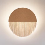 Настенный светильник светодиодный Odeon Light Cork 7073/8WL бежевый/пробка/нити/металл IP20 LED 8W 232Лм 3000K 220V (круглые)