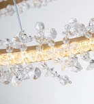 Подвесной светильник Kink Light Лаура 08246,36PA (220V, на тросе, круг)