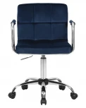 Офисное кресло для персонала TERRY (синий велюр (MJ9-117))