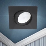 Встраиваемый точечный светильник ЭРА KL87 BK (12V)