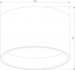 Точечный светильник накладной светодиодный Elektrostandard Banti 25123/LED 13W 3000K черный (220V, круглые)