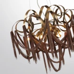 Подвесная люстра Odeon Light Chainy 5066/6 античн.бронза/коричневый/металл/металл G9 6*40W (220V, на тросе)