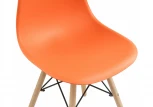 Обеденный стул для кухни Woodville Eames PC-015 orange 11900