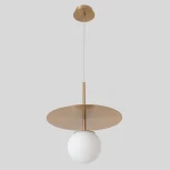 Подвесной светильник Crystal Lux UVA SP1.1 BRASS (220V, на проводе, шар)