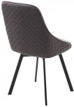 Стул CASA, 360 град. поворот. B28 Темно-серый, велюр / черный каркас, М-City