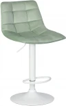 Стул барный TAILOR WHITE (пудрово-мятный велюр (MJ9-87))