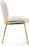 Стул на металлокаркасе Kalipso 1 (Kalipso 1 white / gold) Woodville арт.15782