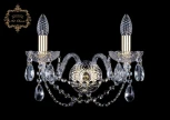 Бра Art Classic 10.11 10.11.2.141.Gd.Sp (220V, хрусталь, подвески, подсвечник, свеча)