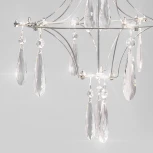 Бра с хрусталем и регулировкой цветовой температуры Bogate's Tense 442/1 хром (LED, 220V, подвески, пульт управления)