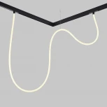 Гибкий светодиодный светильник с гибким неоном магнитный ST Luce Skyline 48 ST684.446.36 Черный LED 1*36W IP20 L3000 48V