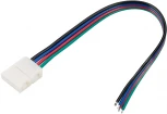 Коннектор выводной FIX-RGB-10mm-150mm-X1 (4-pin) 023952
