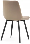 Стул Notta на металлокаркасе Баодин Б/К бежевый / черный 517114