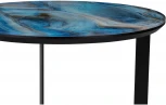 Журнальный столик Woodville Роб D-450 лазурит / черный 553554