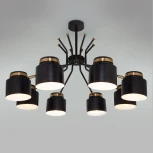 Умная потолочная люстра Eurosvet Batler 70133/8 черный