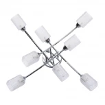 Потолочная люстра DeMarkt Олимпия 638011808 (220V, узор в полоску)