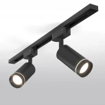 Трековый светильник однофазный 220V светодиодный Черный 7W 4200K Elektrostandard Topper LTB39 (круглые)