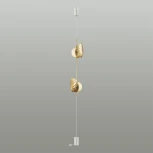 Торшер с выключателем Jungle 4864/2FC (220V, шарики, листья)