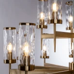 Подвесная люстра ярусная Divinare Sham 4505/17 LM-15 (220V, на цепи)