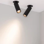 Встраиваемый точечный светильник SP-NUANCE-BUILT-FLAP-R35-7W Warm3000 (BK, 36 deg, 230V) (Arlight, IP40 Металл) 049901 (LED)