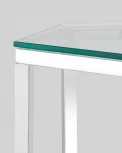 Журнальный стол Stool Group ГЕКС серебро УТ000004638