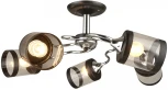 Потолочная люстра Imex MD.3470-5-S CH+BK