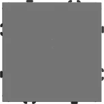 Заглушка (серый) Stekker Эмили 49961