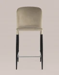 Стул полубарный Stool Group Лори велюр бежевый УТ000035315