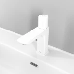 Смеситель IDDIS Slide SLIWTBTi01 для раковины, белый