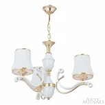 Подвесная люстра Arte Milano Florentia-3987 303987/3 Wh/Gd (220V, на цепи)