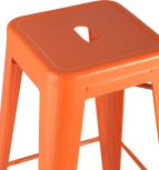 Стул барный Stool Group TOLIX оранжевый глянцевый УТ000000945