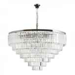 Подвесная люстра Divinare Nova 3001/02 LM-25 (220V, хрусталь, на цепи)