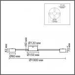 Потолочная люстра Lumion Torina 8343/12C белый, металл GX53 LED 12*7W 220V