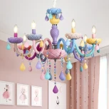 Подвесная люстра Rainbow D80 ImperiumLoft Rnb_01 (101982-26) (для детской, 220V, подвески, на цепи, подсвечник, свеча)