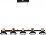 Подвесной светильник (11059/5PL Black) Indigo Traforo V000184L (регулировка яркости, LED, 220V, пульт управления, на тросе)