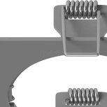 Рамка для одного встраиваемого светильника Lightstar Intero, квадрат, серый