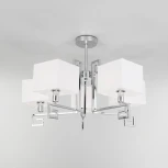 Потолочная люстра на штанге Eurosvet Alma 60115/5 хром (220V, куб)