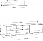 ТВ тумба LEVE STOCKTON TV UNIT