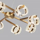 Подвесной светильник Odeon Light Mirage 5030/53L античн.бронза/металл/акрил LED 53W 4000K 3312лм