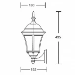 Настенный фонарь уличный Oasis Light 91301S Gb