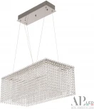 Подвесная люстра светодиодная APL LED Sicilia SH05.57.A.Ni.4000 (220V, хрусталь, на тросе)