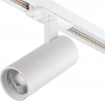 Трековый светильник однофазный Escada 20002 20002TRA/02LED SWH 15Вт, металл, белый матовый (220V, круглые)