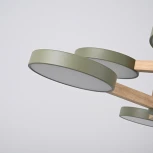 Потолочная люстра Wi-Fi на штанге Turna Dbl L6 Hacks By ImperiumLoft Turna-Dbl01 (LED, 220V, пульт управления, голосовое управление, умный дом - Алиса)