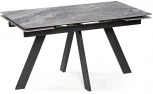 Керамический стол Woodville Невис 140(200)х80х76 оробико / черный 553537