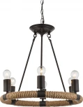 Подвесной светильник Globo Ulleu 69029-6 (220V, на цепи, под старину, кольцо)