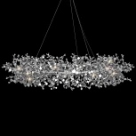 Подвесная люстра Loft It Spark 10101/1000 Chrome (220V, на тросе, лепестки)