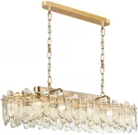 Подвесная люстра Odeon Light Bullon 5069/12 HALL ODL24 503 золото/прозрачный/металл/хрусталь E14 12*40W (220V, на цепи)