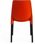 Стул GENIUS (mod 75) / 1 шт. в упаковке (Металл,Пластик /Оранжевый,Черный)